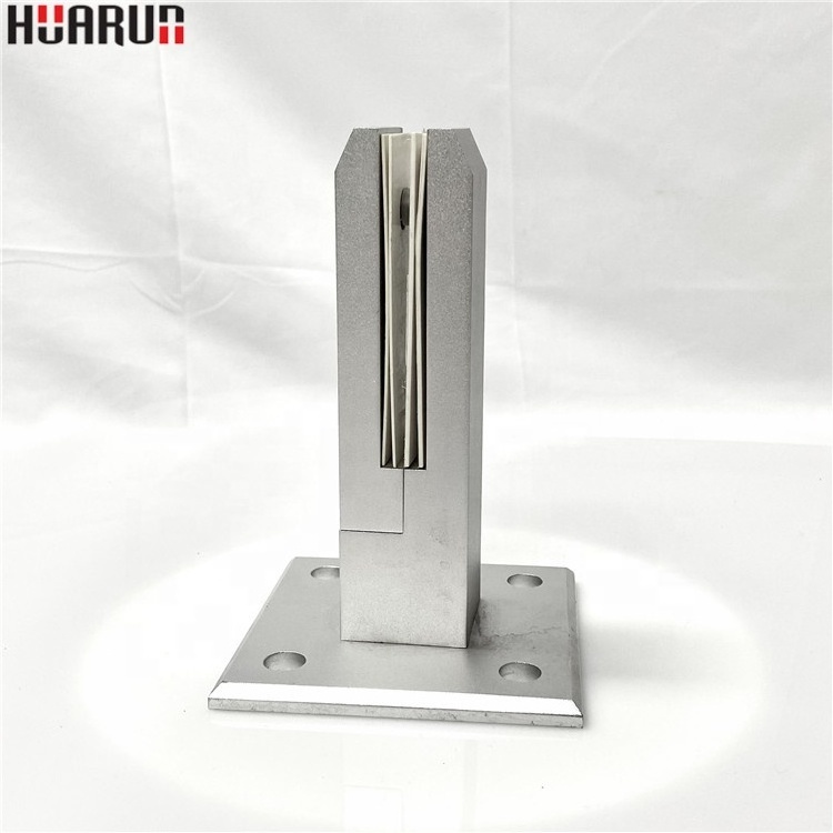 Nice quality aluminium glass railing spigot pillar for balcony railings