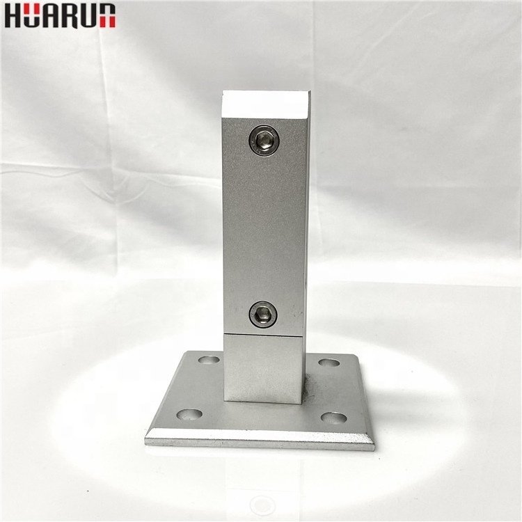 Nice quality aluminium glass railing spigot pillar for balcony railings