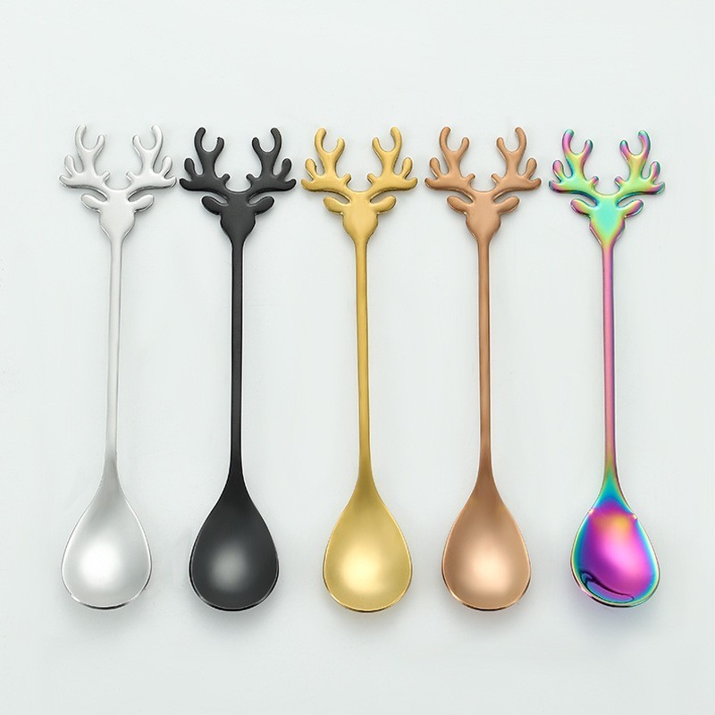 Wholesale Creative Gift Coffee spoon dessert 304 stainless steel spoon