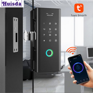 Smart Lock Glass Door No Key Intelligent Fingerprint Lock For Glass Door