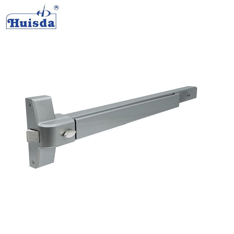 Commercial Fire Proof Escape Door Lock Stainless Steel Press Type Smart Panic Bar Push Bar Panic Exit Device With Alarm Bell