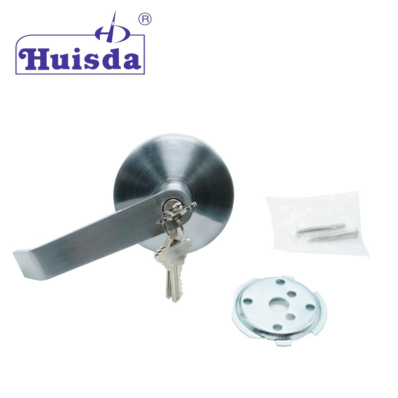 Panic Bar Lever Door Lock for Fire Door Zinc Alloy Interior Lock Cam Latch in Satin Nickel