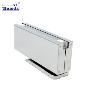 HSD 1030 Hydraulic Patch Fitting Stainless Steel Pivot Door Closer Frameless Glass Patch Hinge Fitting for 85KG