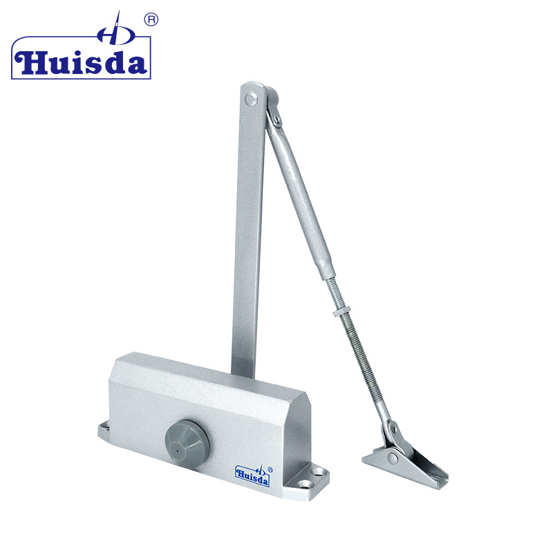 Commercial Door Closer 45-65kg Heavy Duty Two Speed Adjustable Aluminum Hydraulic Auto Automatic Door Closer hinge