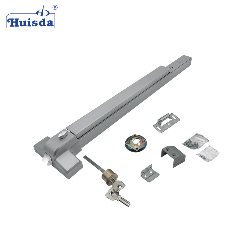 Commercial Stainless Steel Press Type Panic Push Bar Exit Lock Panic Exit Device Press Anti Panic Bar For Fire Door