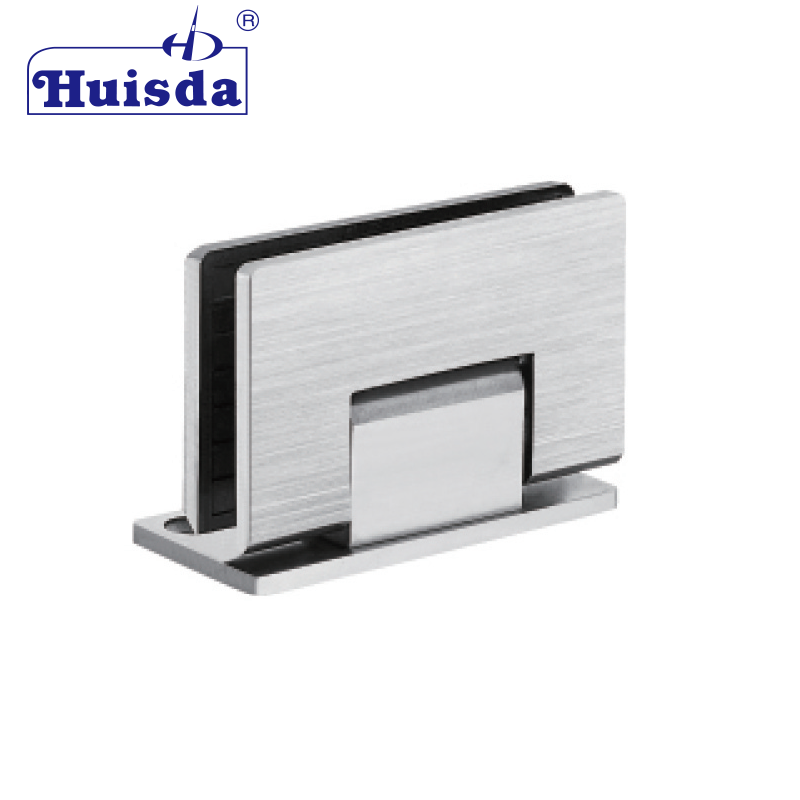 90 Degree Single-Active Stainless Steel Shower Hinge Glass To Wall  Door Clamp For 8-10mm Glass