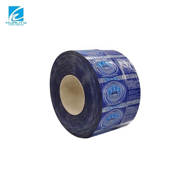 PVC Laminated Plastic Heat Shrink Film Plastic Heat Shrink Sleeve For Mineral Water Bottle