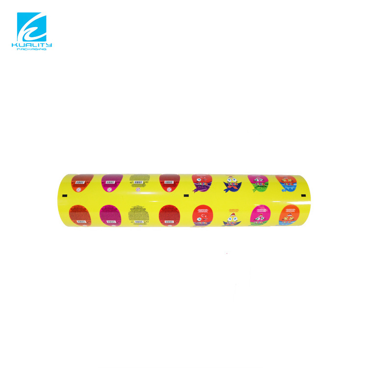 Custom Printed Surprise Joy Egg Sheet PVC Film For Chocolate Egg With Toy Outer Blister Packing