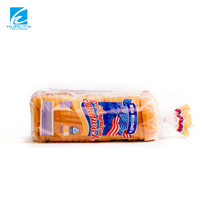 Food Grade Custom Private Label Printing Resealable Plastic Cellophane Polythene Bag For Pita Bread