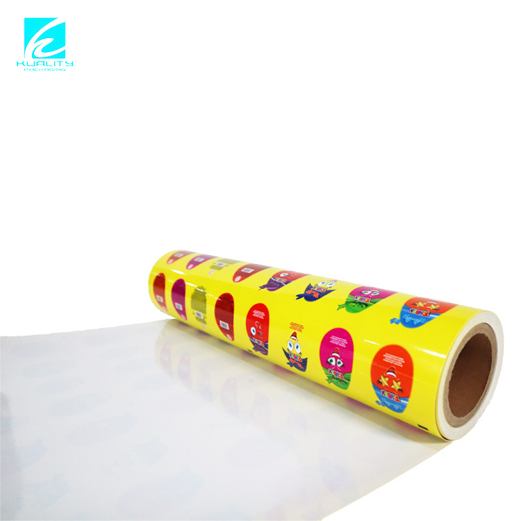 Custom Printed Surprise Joy Egg Sheet PVC Film For Chocolate Egg With Toy Outer Blister Packing