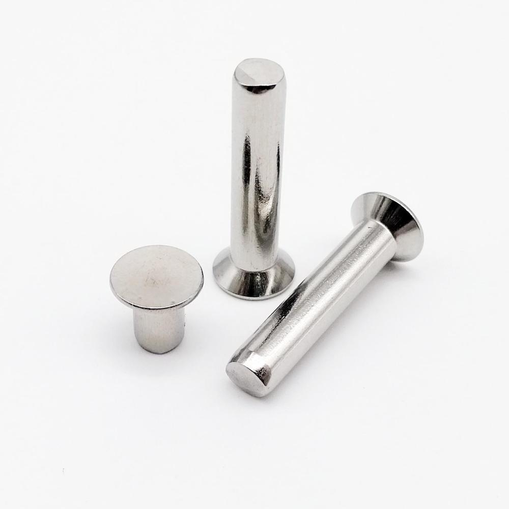 2-10mm diameter stainless steel /carbon steel flat countersunk head solid rivet