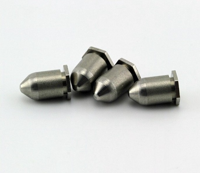 Solid round stainless steel shaft stepped dowel pin