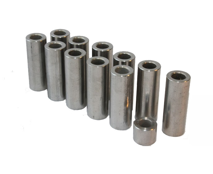 Custom CNC machined stainless steel aluminum round tube unthread spacer