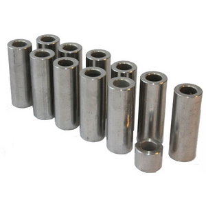 Custom CNC machined stainless steel aluminum round tube unthread spacer