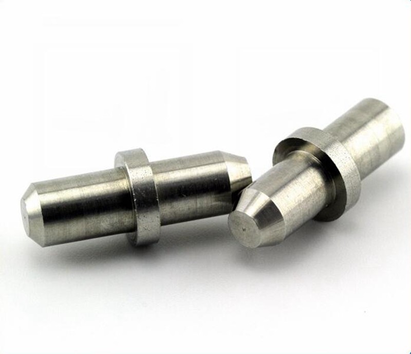 Solid round stainless steel shaft stepped dowel pin