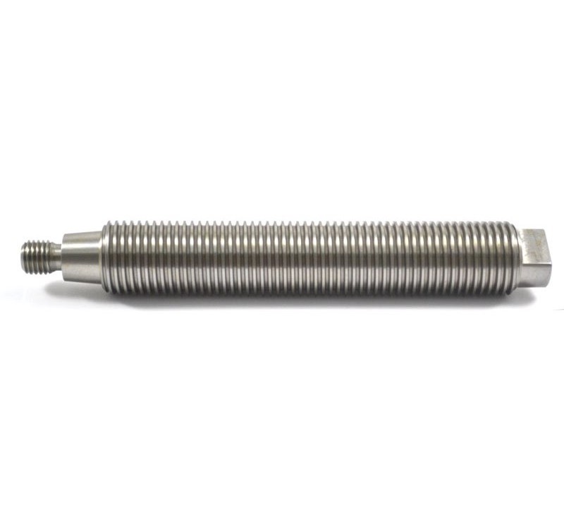 OEM CNC machining precise stainless steel extended threaded Pin shaft