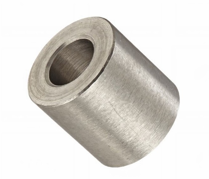 Custom CNC machined stainless steel aluminum round tube unthread spacer