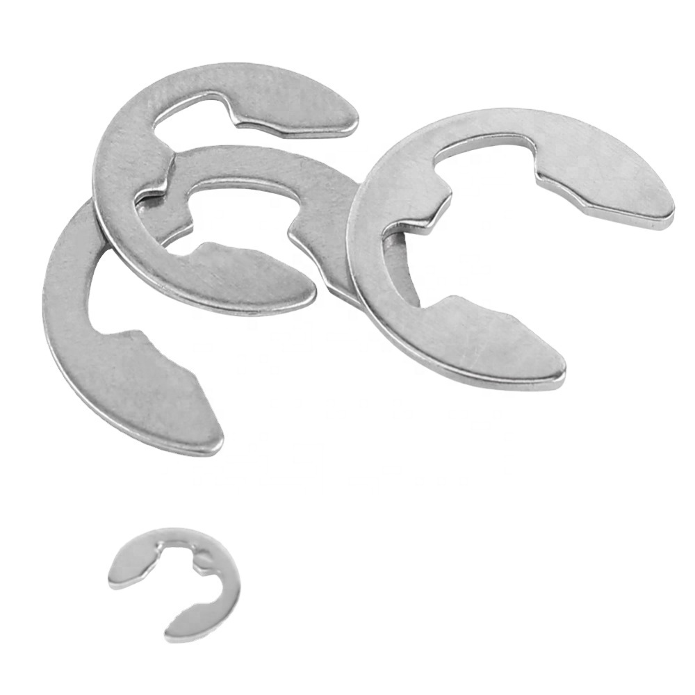 China Manufacture DIN 6799 stainless/spring steel e clip retaining lock washer for shaft