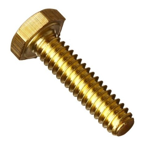 Fastener manufacture DIN 933 DIN 931 M3 M4 M6 M8 M10 brass hex head bolt