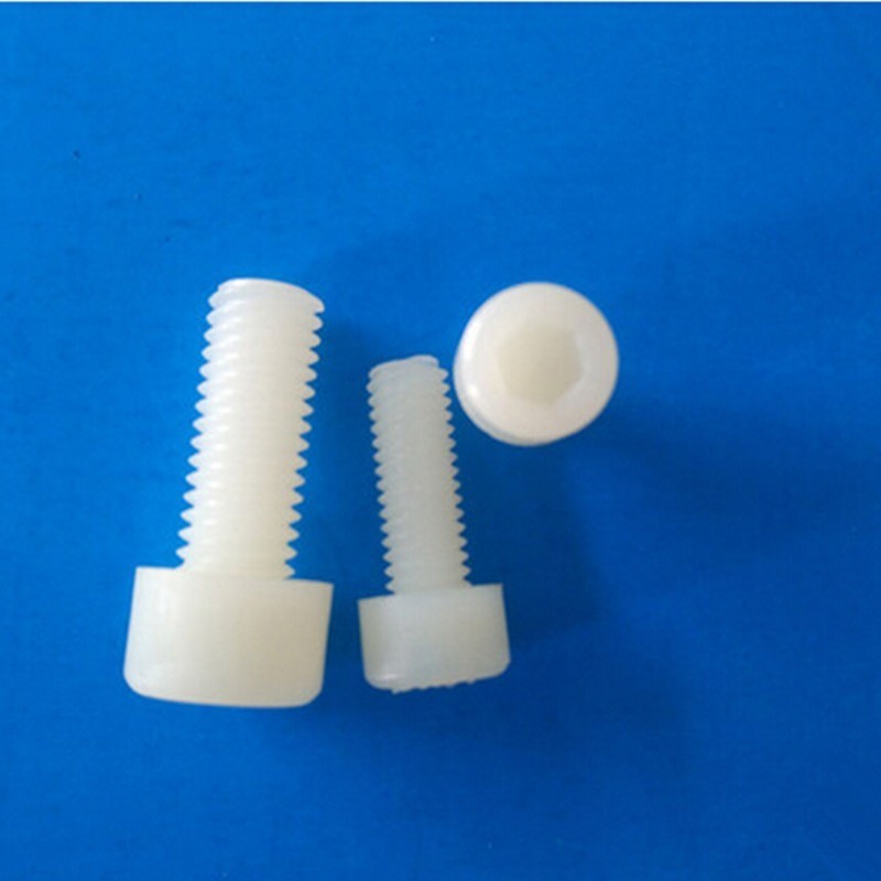 White/black POM Delrin nylon plastic anti-friction washer