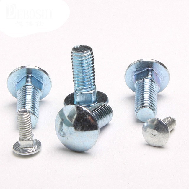 Carbon steel zinc plated high grade carriage bolt with nut washer