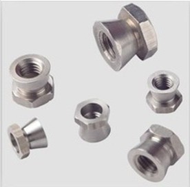 customized m5 m6 m8 slotted groove aluminum stainless steel titanium conical nut conical taper nuts