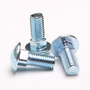 Carbon steel zinc plated high grade carriage bolt with nut washer