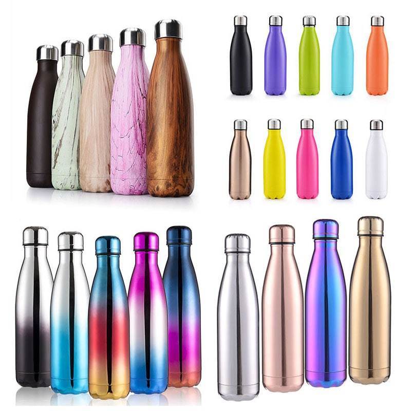 New Arrival 2024 Thorm Stainless Steel Double Wall Unbreakable Isothermal Gourds 1 Litre Termos Flasks 500ml Water Bottle