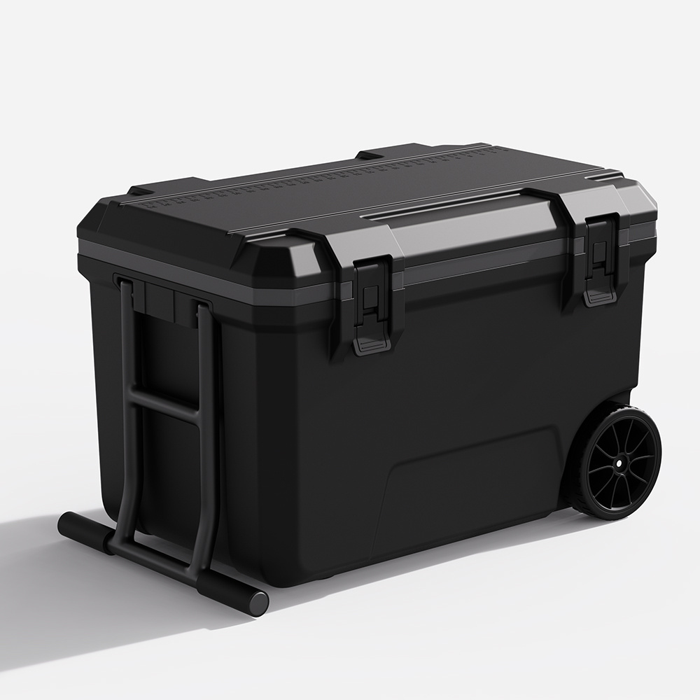 High Performance Hard Insulated Cooler Box 50L Capacity Coolers with Wheels