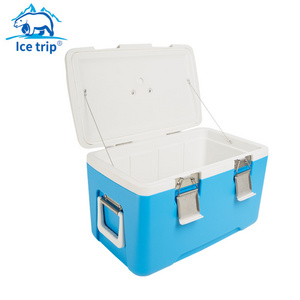 PU foam double wall insulated portable marine cooler box rotomolded ice box cooler for ice cream