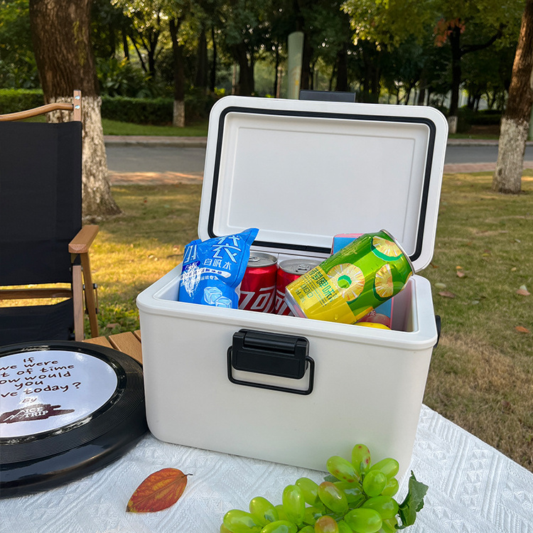 3.8L Small Plastic Ice Cool Box Customize Outdoor Camping Picnic Portable Mini Cooler Box with Lock