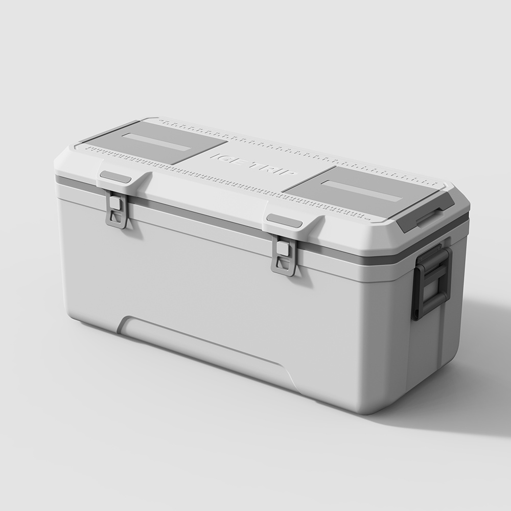 Ice Cooler Box with Lock Hard Can Coolers Keep Food Fresh Perfect for Fishing Boating