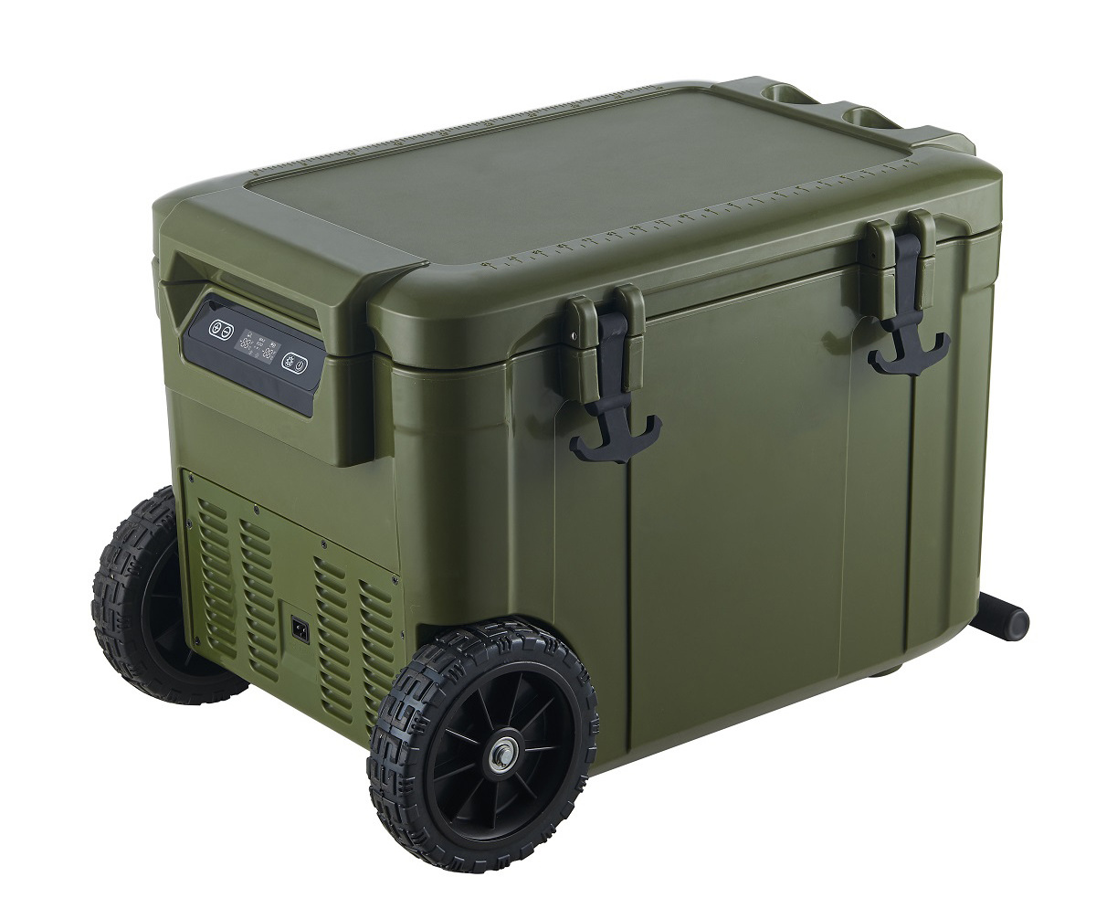 Family Travel Cost-effective Cool and Warm Cooler Box Car Refrigerator 45L/55L DC 12v Portable Car Fridge For Drinks