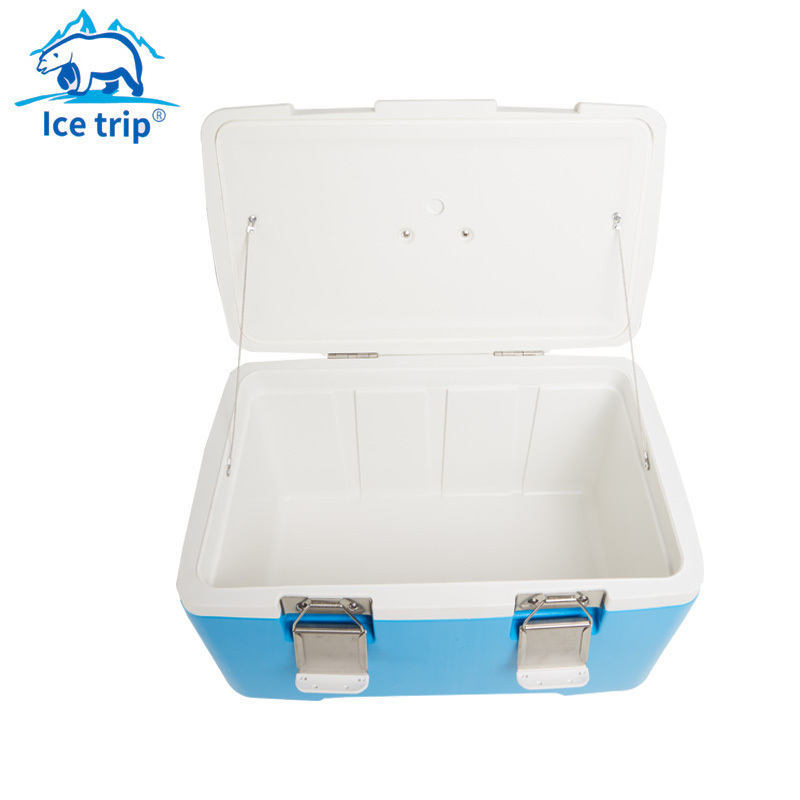 PU foam double wall insulated portable marine cooler box rotomolded ice box cooler for ice cream