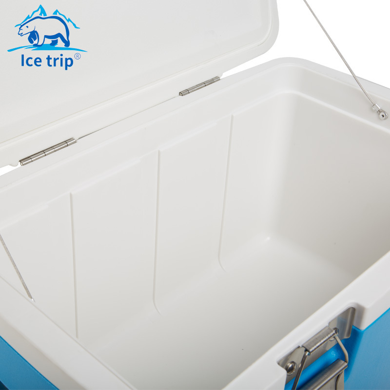 PU foam double wall insulated portable marine cooler box rotomolded ice box cooler for ice cream