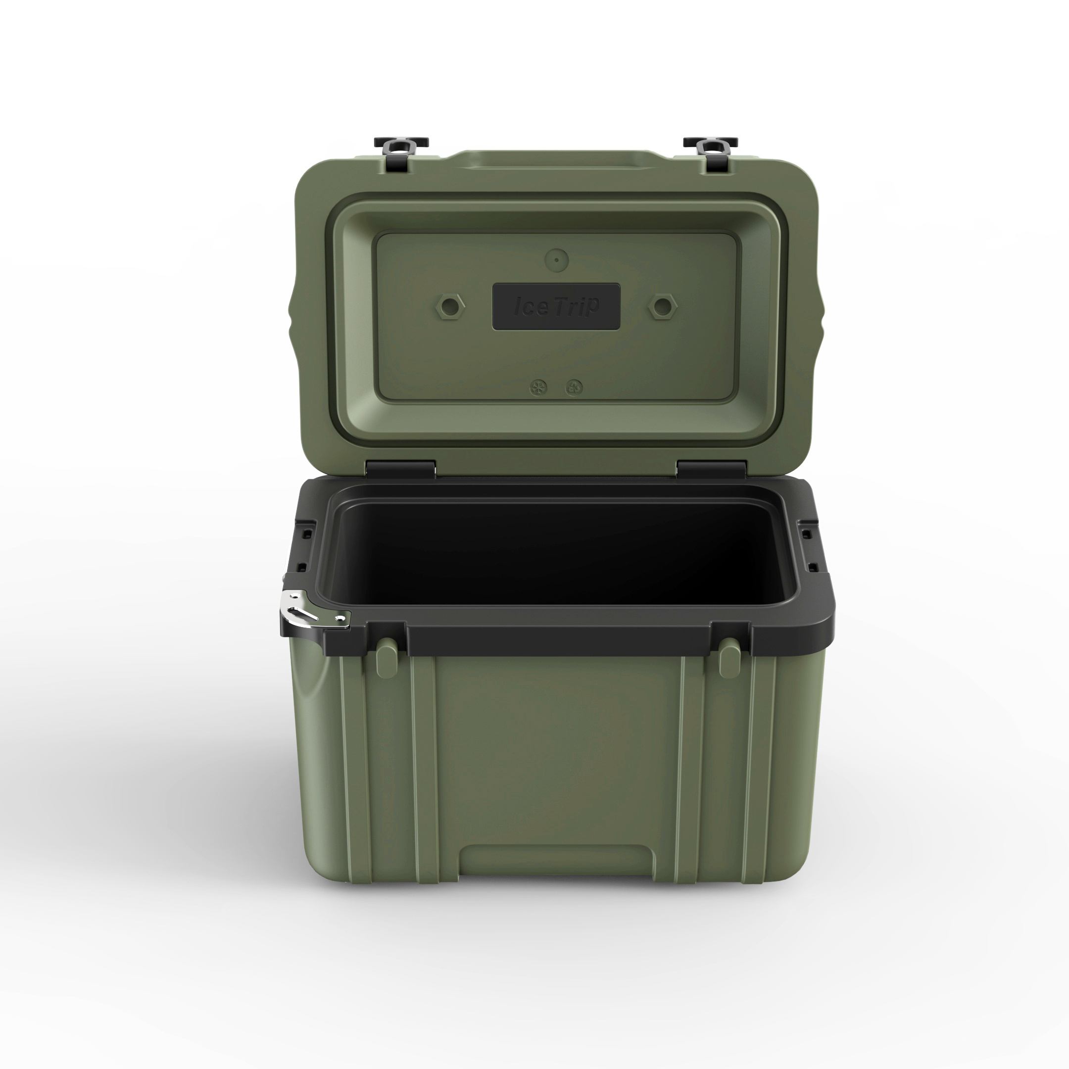 cooler box 26L lightweight mobile cooler camping food storage hard cooler box