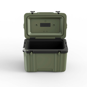 cooler box 26L lightweight mobile cooler camping food storage hard cooler box