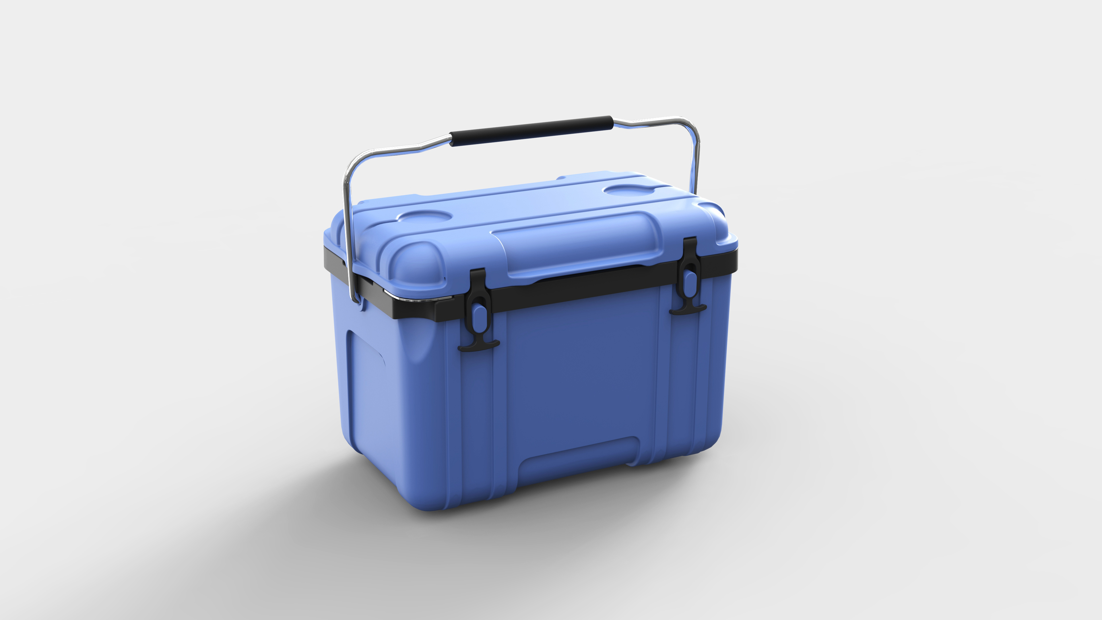 cooler box 26L lightweight mobile cooler camping food storage hard cooler box