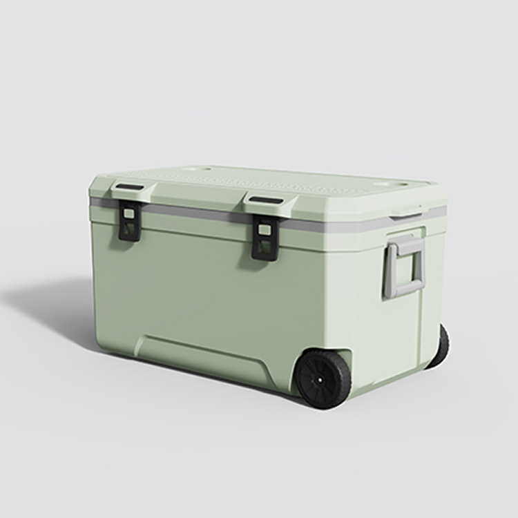 120L Cold Storage Box Large Capacity PU Insulated Outdoor Commercial Ice Chest Ice Cooler Box For Food Fishing Camping