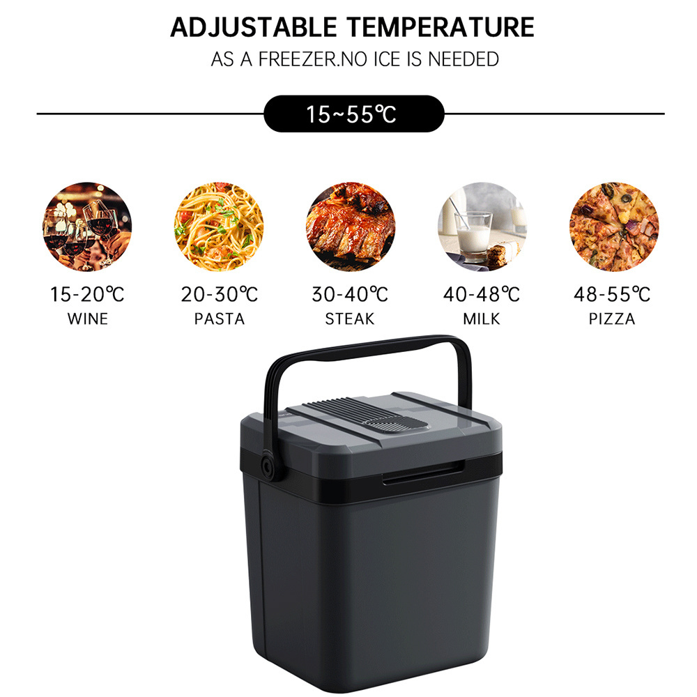 12V 220V AC DC 24L Portable Cooling Electric Car Cooler Box Refrigerator Fridge Thermoelectric Cooler and Warmer