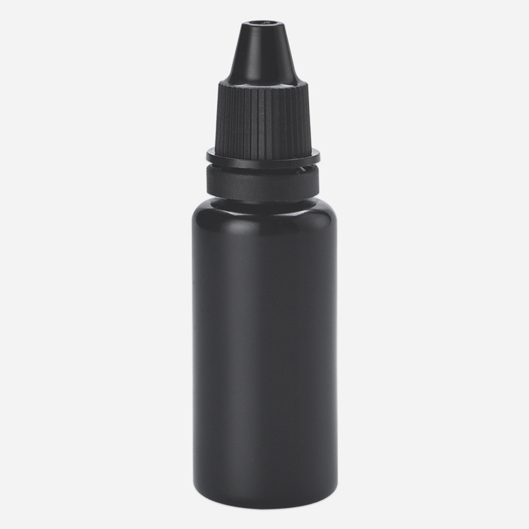 Free Sample 5ml 10ml 15ml  30ml Plastic Dropper Bottles with Tamper Evident Cap