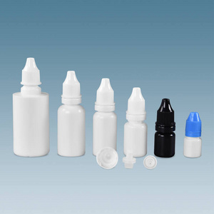 Free Sample 5ml 10ml 15ml  30ml Plastic Dropper Bottles with Tamper Evident Cap