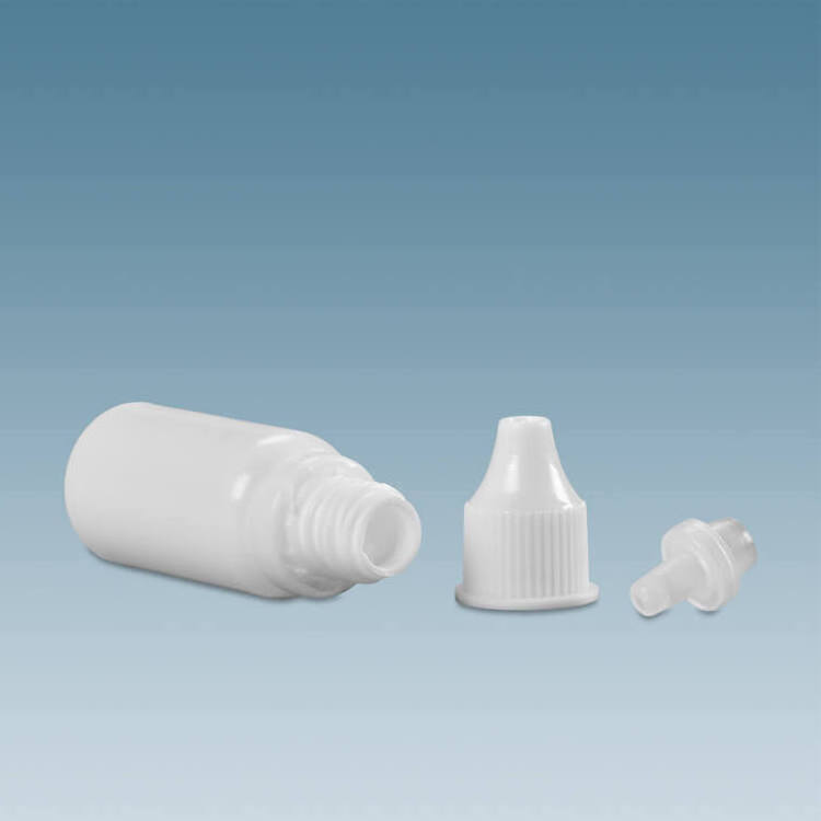 Free Sample 5ml 10ml 15ml  30ml Plastic Dropper Bottles with Tamper Evident Cap