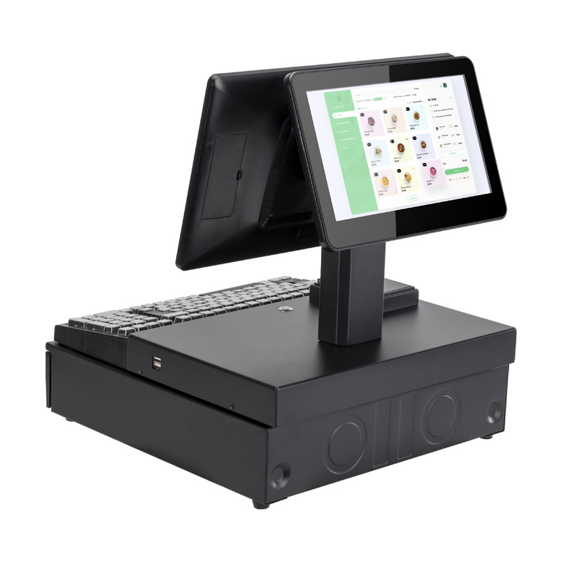 kiosks Sales store 15.6+11.6 dual screen POS cash register all-in-one machine, EPOS system a hardware terminal - ODM