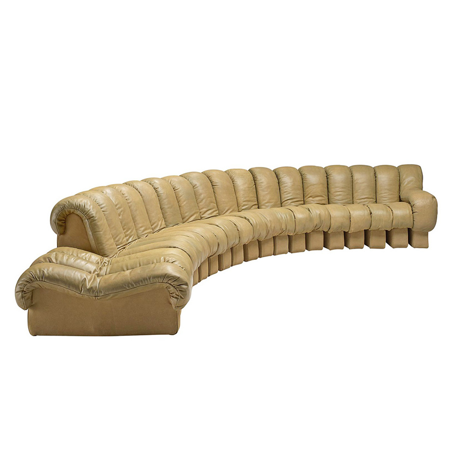 Outdoor furniture modern free combination design snake sofa