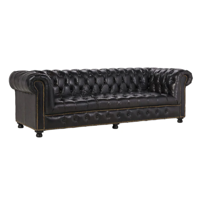 Modern Style Furniture Antique 3 Seater Upholstery Vintage Leather Living Room Sofa Chesterfield Leisure sofa