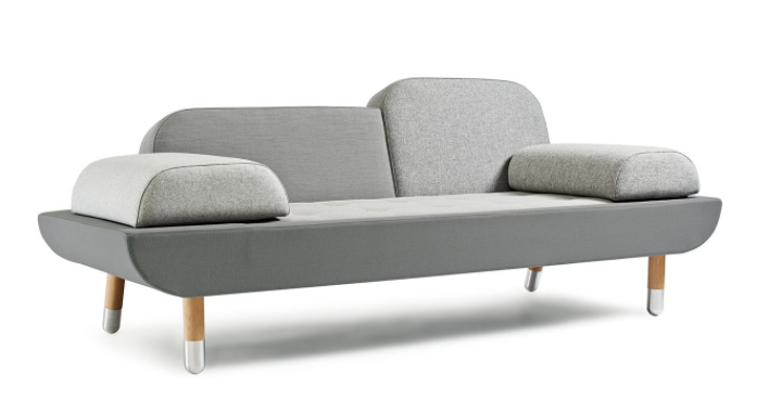 Modern living room sofas  loveseat toward sofa by Anne Boysen