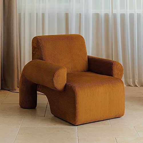 DISEN high quality luxury furniture wholesale white leather arm chair living room furniture lounge chair