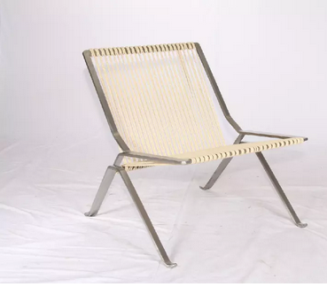 Modern design PK25 chair Poul Kjaerholm living room chair lounge chair leisure  rattan stainless steel frame