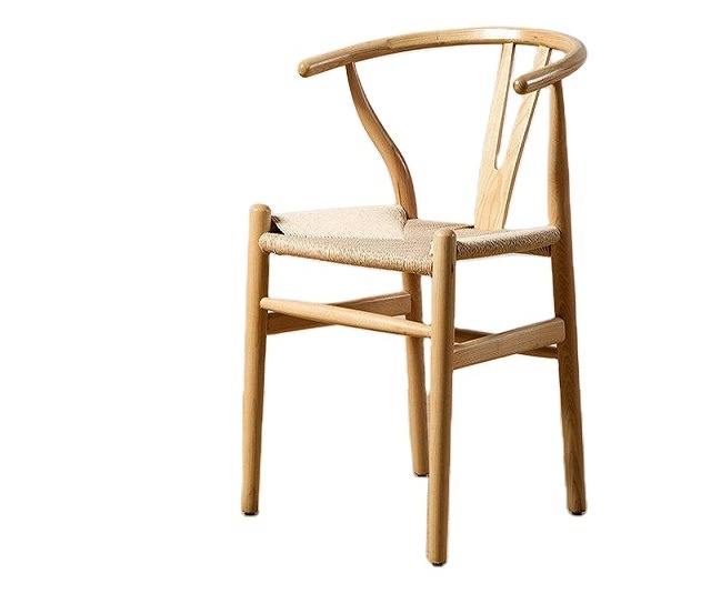 On Sale Wooden Black Wishbone Dining Chair